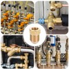 Brass Pipe Adapter - 1/4" SAE Female to 1/2" SAE