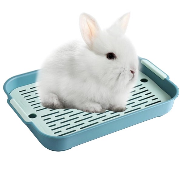 Rabbit Toilet Tray, Rabbit Litter Box, Hamster Toilet, Plastic Grate,