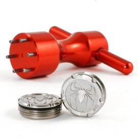 19th Hole Custom Shop 2 of 20g Deluxe Tour Style Spider Weights for Scotty Cameron Putters with Wrench Tool, Stainless Steel (Red)