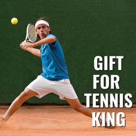 Onebttl Tennis Gifts for Tennis Lovers, Fuzzy Flurry Tennis Themed 20 oz Stainless Steel Tumbler, Novelty Tennis Gift for Tennis Players, Coaches, Dad, Mom, Women- King of Court,