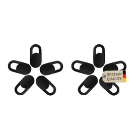 jaramari 5 x Ultra Thin Webcam Cover – Portable Camera Cover for Computers, PCs, Mobiles, Tablets – Webcam Cover – Accessory to Cover the Camera and Protect Privacy