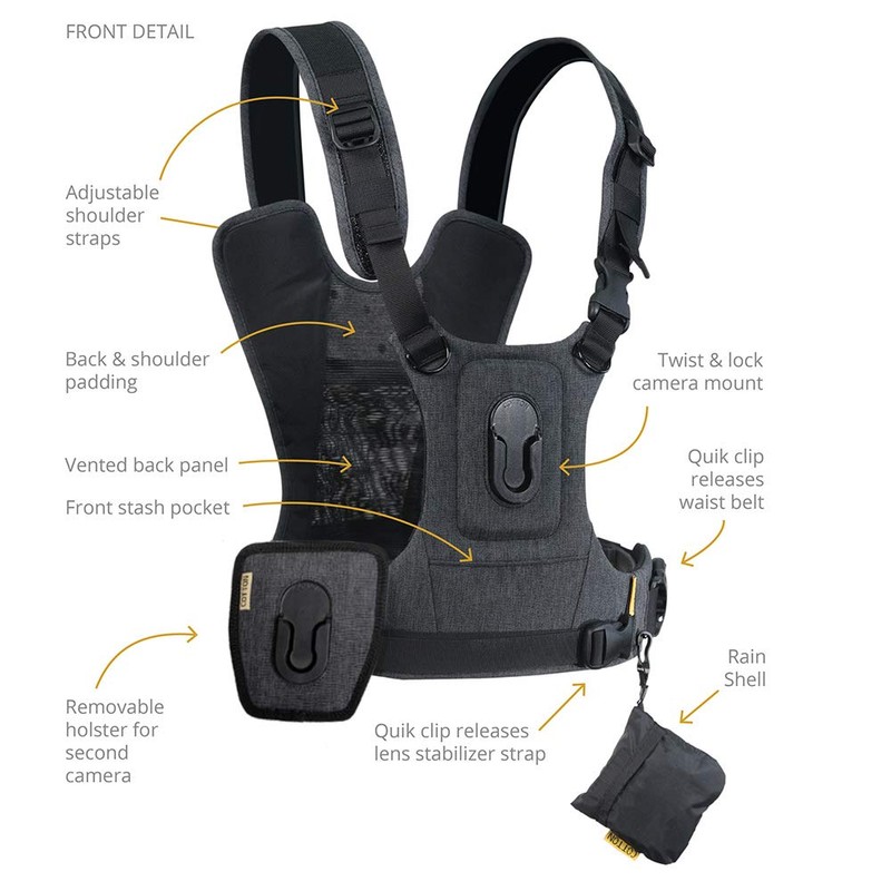 Cotton Carrier CCS G3 Camera Harness System for 2 Cameras,