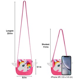 DEEKEY Little Girls Purses for Kids - Toddler Mini Cute Princess Handbags Shoulder Crossbody Messenger Bag Toys Gifts