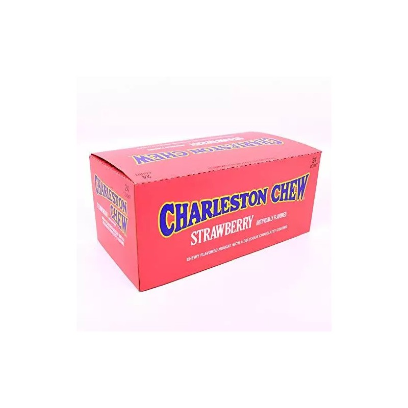Tootsie Roll Charleston Chews, Strawberry, 1.875 Ounce Bars (Pack of