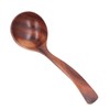 Long Handle Ladle Acacia Wood Soup Serving Spoon Kitchen Dinnerware