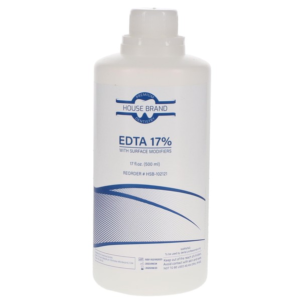 House Brand Dentistry 102121 EDTA 17% Solution with Surface Modifiers