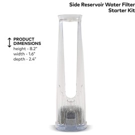 Starter Kit Replacement 2.0 Coffee Maker - for Keurig Parts Includes Side Reservoir Filter Holder and 1 Pack Water Filter Cartridges (Clear)