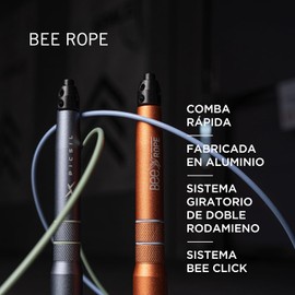 PICSIL - Comba Bee Autoajustable Doble Rodamiento Crosstraining y Boxeo Ultraligera 200g Cuerda de Aluminio de Alta Velocidad para Hombres y Mujeres