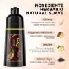 Kaisasa Champú Para Tinte De Cabello marrón oscuro 3 En