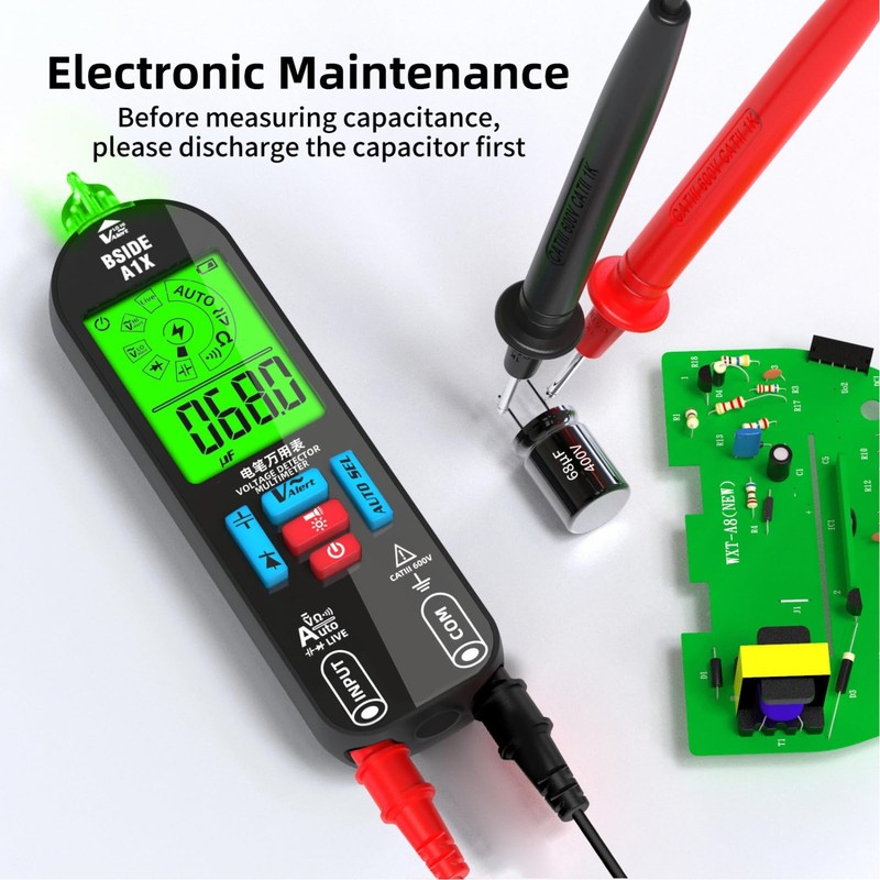 Eujgoov Digital Multimeter A1X Intelligent Smart Multimeter Auto Ranging Digital