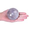 VIZYTOU Natural Mica Fluorite Ball Quartz Crystal Sphere Gemstone Orb