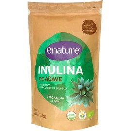 Enature Inulina de Agave Orgánico, Sabor Natural, 500 g