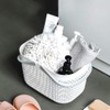 UUJOLY Portable Shower Caddy Basket Tote, Plastic Storage Basket with