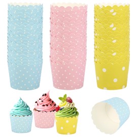 Pack of 150 Paper Muffin Cases Cupcake Wrapper Cupcake Cases Cupcake Baking Cups Muffin Mould Paper for Wedding, Birthday, Party