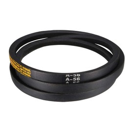 sourcing map A-56 Drive Belt 56 Inch Pitch Length 13 mm Width 8 mm Thickness Industrial Rubber Transmission Belt