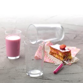 Duralex - Unie Clear Glass Tumblers, Set of 6 (200 ml. ( 6.8 oz. ))