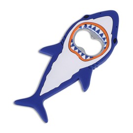 YUXIANLB Shark Bottle Opener, Magnetic Beer Bottle Opener for Refrigerator, Silicone Stainless Steel Beer Bottle Opener, Pop Can Soda Can Opener for Boyfriend Husband Father