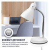 Newhouse Lighting Oxford White Metal Flexible LED Goose Neck Lamp