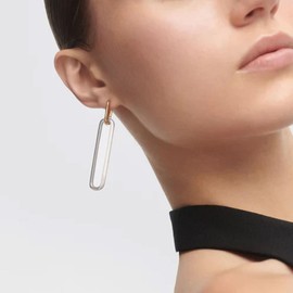 925 Silver Dangle Earrings with Pendant for Women, Golden Earrings Gift for Women Girls, Silver