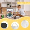 HKTZM Just a Boy Who Loves Trains Laundry Basket, Toybox