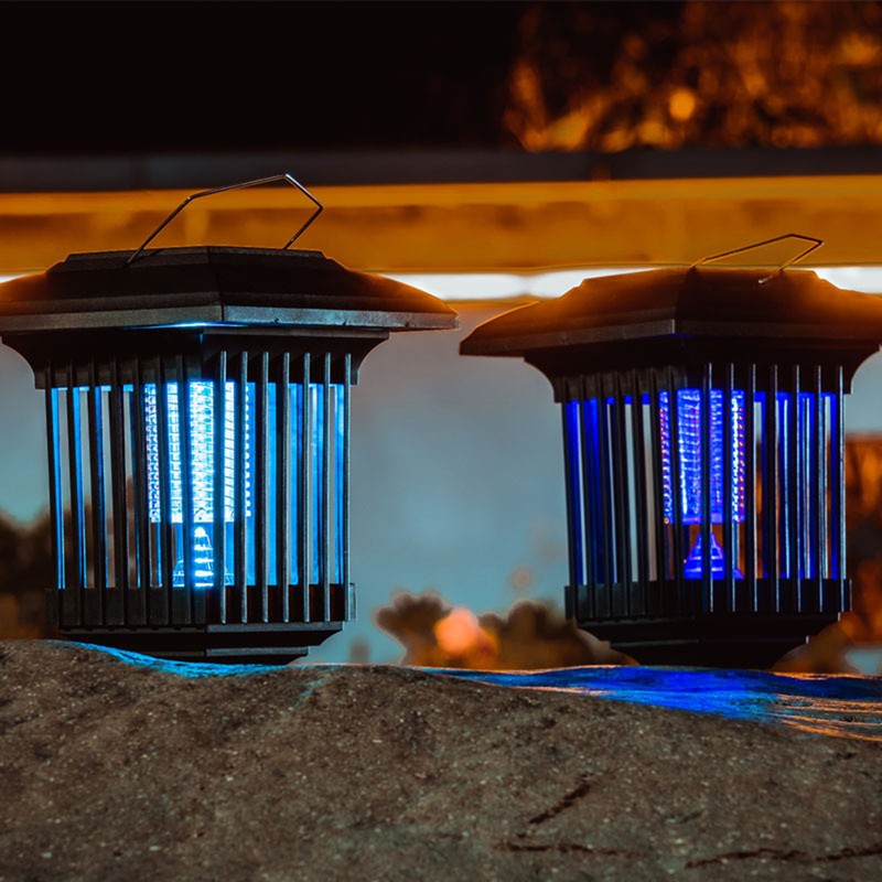 Solar Mosquito Killing Lamp Lawn Lamp Bug Zapper Outdoor Insect