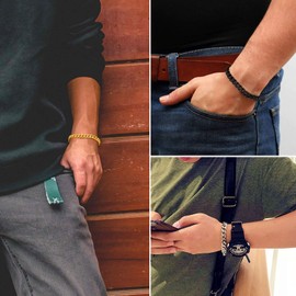 ChainsPro Men & Women Wrist Chain Stainless Steel Bracelet 7.5inch 7mm