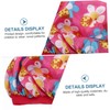 Beavorty 2pcs Children's Printed Wide- Brimmed Elastic Caps Reusable Bath