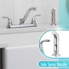 Aqua Vista 25-K82CS-CH-AV Kitchen Sink Faucet with Side Spray, Polished