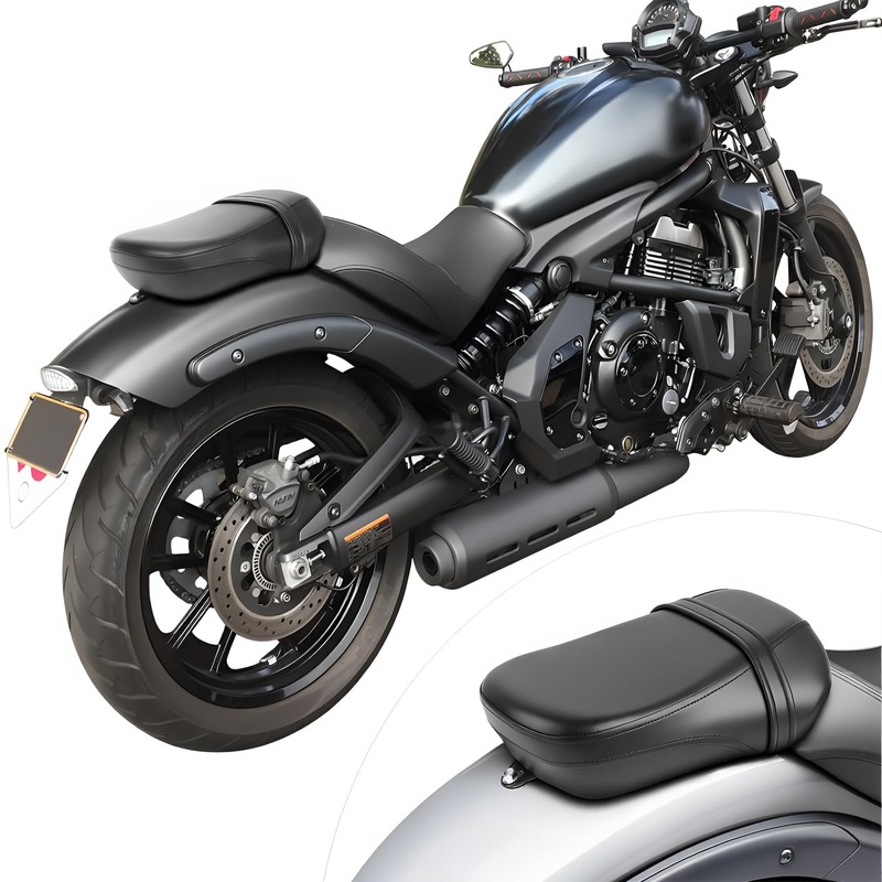 Rear Passenger Pillion Seat Compatible with Kawasaki Vulcan S 650