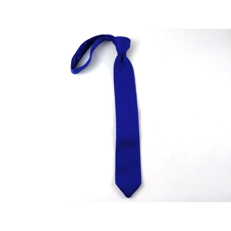 F NODE Knit Tie, Narrow Tie, Simple, Plain, Sword Point,