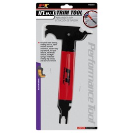 Performance Tool W83201 10-in-1 Trim Tool | 10 in 1 Trim Tool Easily Removes Upholstery, Molding, Door Trim & Handle Clips | Removes Wiper Mounts, Windshield Clips & Headlight Springs & More