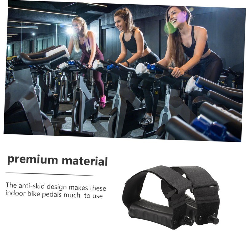 KOMBIUDA Versatile Bike Pedals Exercise Bike Pedals for Indoor Use