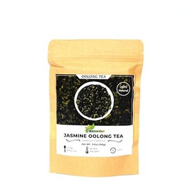QuaZenTea - High Mountain Vietnamese Oolong Tea Loose Leaf (100g) - Premium Tea Leaves, Handpicked for Natural Flavor & Freshness, Ideal for Hot & Cold Brew (Jasmine Oolong Tea)
