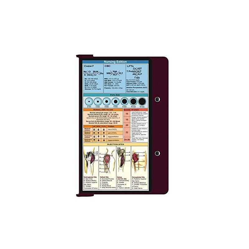 Nursing Clipboard Foldable - Nurse clipboard (Aluminum Clipboard Nursing Edition