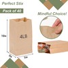Perfect Stix - Perfect Stix Brown Bag 4lb 40- 2mwhite