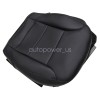 Soillar Driver Side Bottom Replacement Leather Seat Cover Black For