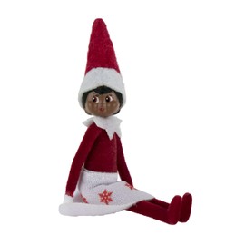 Worlds Smallest The Elf On The Shelf Girl - Dark - 4 Inches Tall!