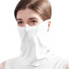UPF 50+ Breathable Cooling Face Cover Sun UV Protection Earloop
