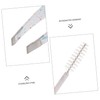 SAFIGLE Eyebrow Shaper Tool Tweezer and Eyelash Brush Design for