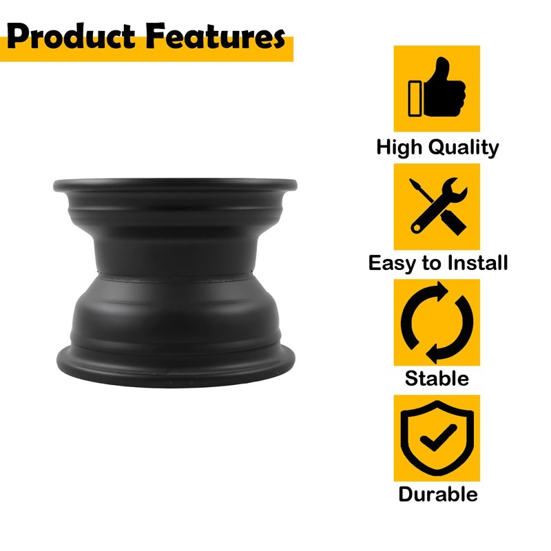 8" ATV Wheel Rim Compatible with 18x9.5-8 Tire 3 Lug