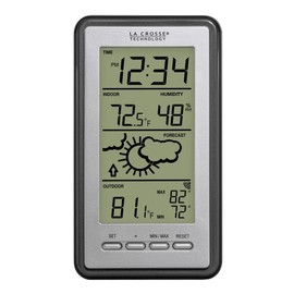 La Crosse Technology WS-9230U-IT-Int Digital Forecast Thermometer with Temp and Humidity