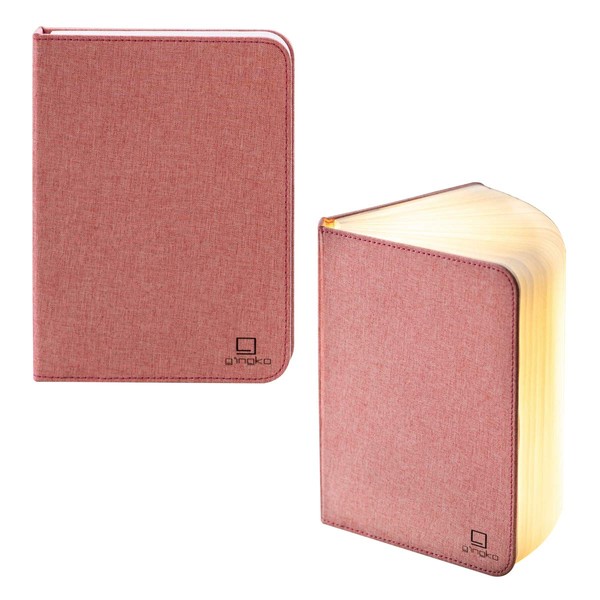 Gingko Design Smart Booklight Canvas Pink