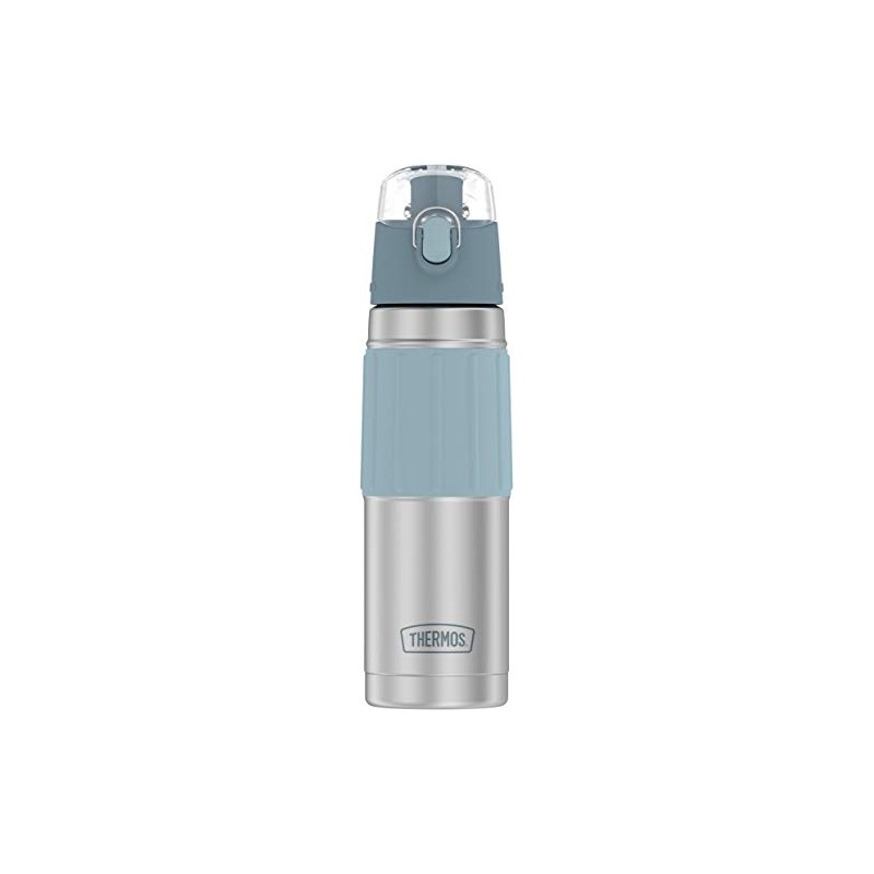 THERMOS Stainless Steel Hydration Bottle, 18 Ounce, Gray