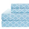 Meridian Blue and White Brushed Percale Cotton, Pair / 2pc
