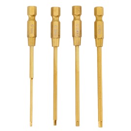 4Pcs 4 in 1 Hex Screwdriver Set High Speed Steel Hex Screwdriver for RC Car Helicopter Drone Boat