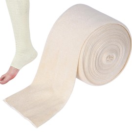 Tubular Bandage Reusable Support Bandage Stretch Eczema Bandage Washable Sport Bandages Unstretched Bandage for Large Knee Size D (3 Inch x 8.75 Yard) No stretch