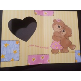 SUZY'S ZOO "HAPPY MOTHERS DAY -MOMMA & BABY BEAR" GREETING CARD