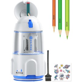 Fully Automatic Electric Sharpener with Auto Stop and Container for 7-12 mm Pens - for Schools, Households, Offices and Classrooms