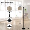BoostArea Floor Lamp for Living Room,9W LED Arched Floor Lamp,Tall