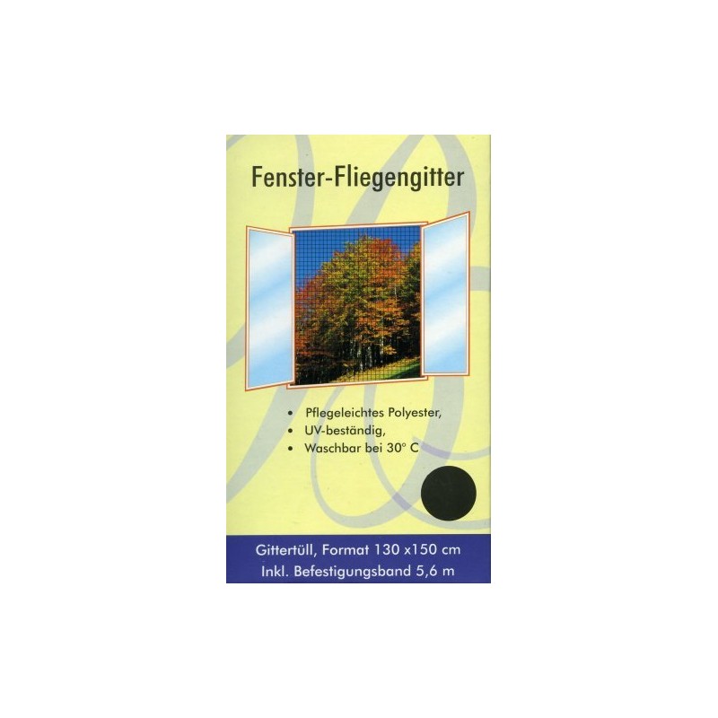 Hillfield Window Fly Screen 130 cm x 150 cm Washable
